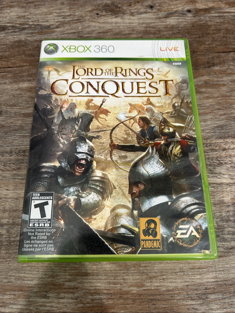 XBOX 360 LOTR  conquest